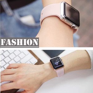 Mode Sport Sangle Pour Silicone <span class=keywords><strong>Apple</strong></span> <span class=keywords><strong>Watch</strong></span> 38mm <span class=keywords><strong>42mm</strong></span> <span class=keywords><strong>Bracelet</strong></span> Iwatch Série 5 4 3 <span class=keywords><strong>2</strong></span> 1 - Product Image 6
