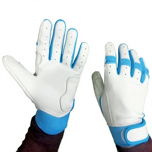 Professional Quality Made Baseball Batting Gloves Premium Split Leather Anti-slip Custom Logo Design - Product Image 2