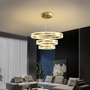 Lampada da soffitto a sospensione con ornamenti di cristallo moderni rotondi di <span class=keywords><strong>firenze</strong></span> dal Design delicato per la casa montata - Product Image 5