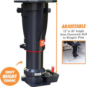 Adaptateur C5-G12 5ème roue à <span class=keywords><strong>col</strong></span> <span class=keywords><strong>de</strong></span> <span class=keywords><strong>cygne</strong></span> 16 \ "<span class=keywords><strong>attelage</strong></span> <span class=keywords><strong>de</strong></span> remorque à <span class=keywords><strong>col</strong></span> <span class=keywords><strong>de</strong></span> <span class=keywords><strong>cygne</strong></span> réglable avec crochets <span class=keywords><strong>de</strong></span> remorquage rembourrés - Product Image 3