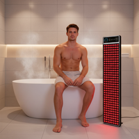 Panneau de luminothérapie infrarouge rouge pour sauna, résistance aux hautes températures IP65 jusqu'à 90°C, thérapie par lumière rouge, infrarouge, orange et bleue pour spa