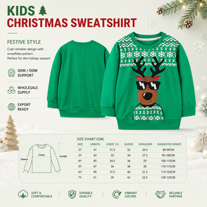 <span class=keywords><strong>Pull</strong></span> de <span class=keywords><strong>Noël</strong></span> pour <span class=keywords><strong>garçon</strong></span>, nouvelle collection automne, <span class=keywords><strong>pull</strong></span> à manches longues pour enfants, sweat-shirt imprimé tendance pour enfants - Product Image 4