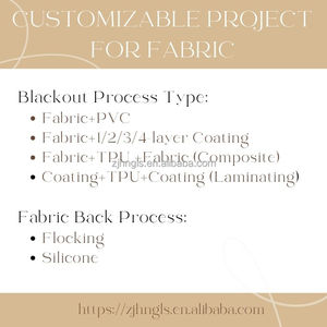 Оптовая продажа, 100% полиэстер, 3-проходное покрытие, огнестойкая Затемняющая ткань для штор, водонепроницаемая для энергосбережения - Product Image 5