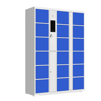 Casier intelligent moderne en métal réglable de norme européenne avec design personnalisé pour usage en centre commercial