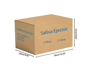 Eiettore di Saliva Monouso Multi-Foro per Rimozione di Alto Volume di Saliva nelle Procedure Odontoiatriche, Previene l'Intasamento - Product Image 6