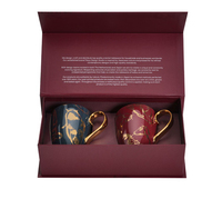 Boîte d'expédition d'emballage de tasse en céramique de café ondulé de carton de logo personnalisé pour des tasses