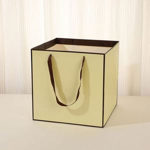 Sacs de shopping personnalisés avec logo 2026, sacs en papier kraft avec poignée, emballage promotionnel - Product Image 3