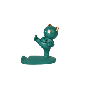 Violent Bear Phone <b>Stand</b> Resin Cartoon <b>Tablet</b> Holder Desktop Decor Gift - Product Image 5