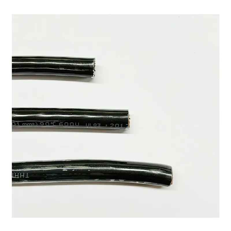 Cable de electricidad THHN/THWN Núcleo de cobre Cable aislado de PVC con revestimiento de nailon 1 ~ 20AWG Cable multi