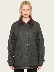 Chaqueta Impermeable y Cortavientos de Algodón Encerado <span class=keywords><strong>para</strong></span> Mujer, Estilo <span class=keywords><strong>Barbour</strong></span>, Ropa de Campo, Ropa de Trabajo Agrícola - Product Image 1