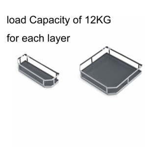 Comsol thép không gỉ đựng thức ăn tổ chức tủ bếp trượt ra ngăn kéo cho tủ bếp nhà bếp ngăn kéo lưu trữ - Product Image 4