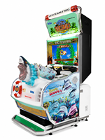 Machine d'arcade interactive commerciale de tir sur le thème des pirates, équipement de jeu à monnayeur pour centres de divertissement intérieurs