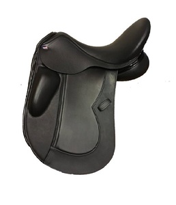 Silla de Montar de Doma de Cuero de Lujo al por Mayor con Asiento de Agarre Profundo, Acolchado Suave, Gullet Ajustable y Alta Durabilidad para Equitación - Product Image 1