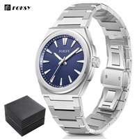 Jam Tangan Pria Desainer OEM ODM Fashion Berkualitas Tinggi Bahan Stainless Steel Label Pribadi Logo Kustom Jam Tangan Mewah Quartz untuk Pria
