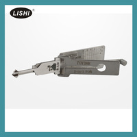 Herramienta LISHI TOY38R 2 en 1 para Abrir y Decodificar Cerraduras de Automóviles, de Acero Inoxidable, para Vehículos Lexus/Toyota, para Cerrajeros Profesionales