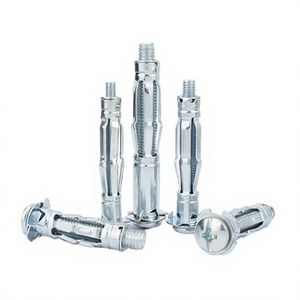 Chevilles murales DIN en acier 10*36mm à surface zinguée, vis d'expansion papillon, tubes et chevilles murales en plastique PE – Vente directe usine - Product Image 3