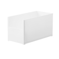 Boîte de rangement à angle droit profonde, tiroir de placard extensible pour cuisine, armoire, bureau, organisateur divers, matériau plastique PP
