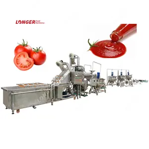 Mesin Pembuat Saus Tomat Merek Tiongkok Harga Tanaman Industri Pasta Tomat