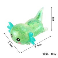 Nouveaux jouets à presser amusants, adorables animaux Axolotl et Capybara, jouets sensoriels anti-stress pour enfants, cadeaux pour enfants