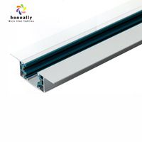 Rail de piste professionnel 1M 1,5M de longueur, rail en aluminium noir/blanc pour projecteur LED, éclairage commercial pour exposition en magasin