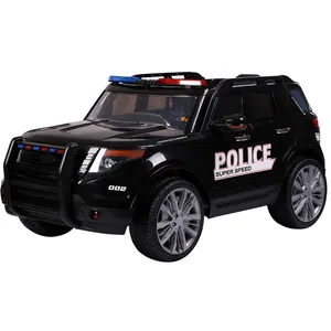 Hot sale 12V ride-on cars police for kids to drive child electric power wheel remote control car