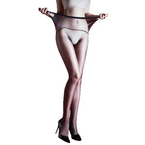 Transparent High Waisted Seamless Crotch Stockings Ultra Thin Glossy Silky See Through For Women Youth Size S M L - Product Image 5