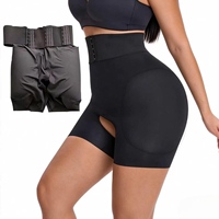 Culotte gainante taille haute sans couture respirante pour femme grande taille, effet ventre plat moyen, rehausseur de hanches amincissant