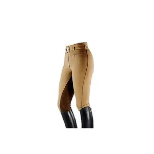 Culottes équestres durables avec siège en cuir collant Bum pour les produits de cheval d'équitation - Product Image 1