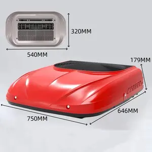 DC12v 24v Roof Top Mounted Truck Cab Air Conditioner Strong Cooling Parking Cooler Camping Air Conditioner