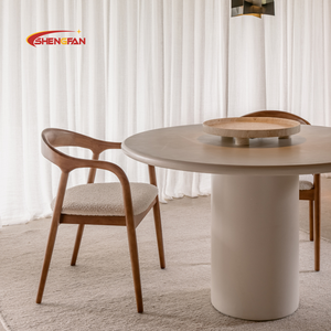 Ghế ăn kiểu Âu, khuyến mãi nóng, chất liệu gỗ beech nguyên khối, màu óc chó, ghế gỗ bọc vải, ghế ăn kiểu Hans có tay vịn - Product Image 4