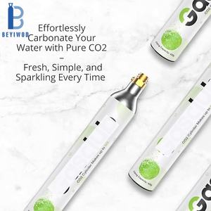 Cylindre <span class=keywords><strong>de</strong></span> gaz CO2 rechargeable TPED 0,6 L pour machine à eau gazeuse <span class=keywords><strong>Sodastream</strong></span> Cylindres <span class=keywords><strong>de</strong></span> CO2 - Product Image 1