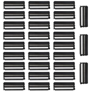 Conector Hembra IDC PDETVEO FC-40P de 2.54mm, Doble Fila, para Cable Plano, Aislamiento de Plástico Negro - Product Image 3