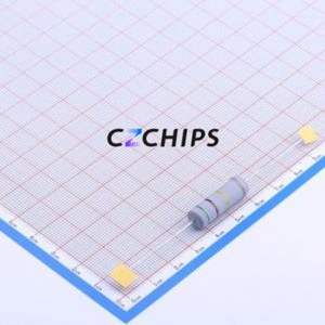Résistance traversante MOF5W-510Kohm 5% (THT), composant traversant (THT), D8xL24.5mm, film d'oxyde métallique 510kOhm 750V - Product Image 1