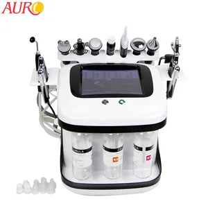 Au-S508B Auro mesin penggosok kulit ultrasonik, mesin hidrodermabrasi pembersih wajah profesional 10 dalam 1