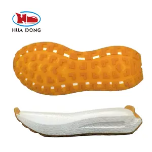 Sole Expert HuaDong 2023 Newest Design Men Fashion ETPU And Rubber High Quality Sneaker Shoe Sole