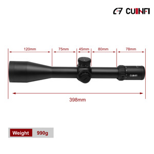 <span class=keywords><strong>Lunette</strong></span> de chasse Cuinfi 5-25x56 FFP, identique à RITON, avec réticule éclairé japonais ED, tourelles verrouillables, oculaire à mise au point <span class=keywords><strong>rapide</strong></span> - Product Image 2