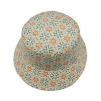 Chapeau Bob Premium Personnalisé Imperméable pour le Surf, Motif Floral Feuille Recyclée, Sangle Mentonnière Réglable, Poche Intérieure, Unisexe, Cyclisme en Extérieur