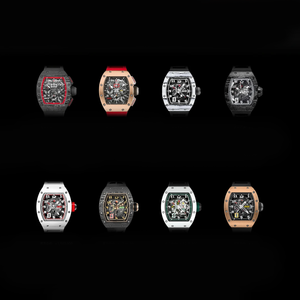 นาฬิกาข้อมือผู้ชายหรูหราปี 2026 RM Chronograph ระบบจักรกล ตัวเรือนคาร์บอนไฟเบอร์ กระจกแซฟไฟร์ นาฬิกาสปอร์ต - Product Image 6