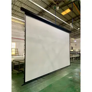 customized size XYScreen 4m-6m length 4K tab tension electric motorized projector screen for project