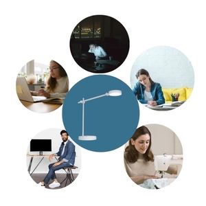 Lampada da Scrivania LED 10W Dimmerabile 6 Livelli di Luminosità 4 Temperature di Colore 2700K 4000K CRI 95 Luce Uniforme - Product Image 5