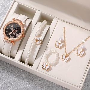 Nuovo <span class=keywords><strong>Orologio</strong></span> da <span class=keywords><strong>Donna</strong></span> Cenda, Elegante e Alla Moda, Minimalista con Quadrante a Farfalla e <span class=keywords><strong>Cinturino</strong></span> <span class=keywords><strong>in</strong></span> <span class=keywords><strong>Pelle</strong></span>, Set <span class=keywords><strong>Orologio</strong></span> da <span class=keywords><strong>Donna</strong></span> - Product Image 2