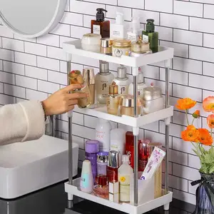 Staal Badkamer Plank Opbergrek Display Stand Cosmetica Shampoo Houder Douche Caddy Keuken Badkamer Organizer