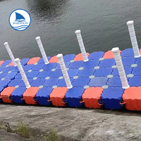 Île flottante pour la baignade en plein air, ponton flottant pour jet ski, ponton gonflable