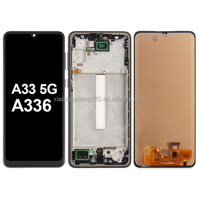 Mobile Phone Incell Replacement Digitizer Full Assembly Touch Screen SM- A336B LCD A33 5G Display With Frame for Samsung Galaxy