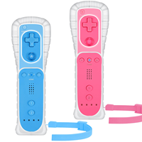 Manette sans fil avec télécommande intégrée Motion Plus Nunchuks, manette de jeu pour Nintendo Wii / Wii U