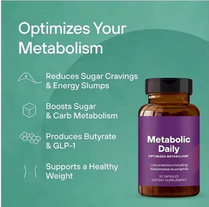 Cápsulas Probióticas para Adelgazar GLP-1, Estimulan el Metabolismo, Salud Intestinal Diaria, OEM Akkermansia Muciniphila, 30 Cápsulas/Botella - Product Image 4