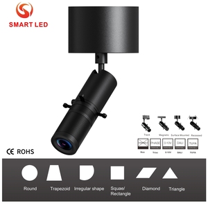 Spot LED COB orientable et modulable pour rail, projecteur de plafond DALI 0-10V dimmable pour exposition d'art et vitrine de magasin - Product Image 1