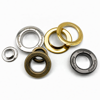Œillets métalliques 2mm 3mm en laiton et acier inoxydable couleur bronze, personnalisables pour vêtements, toile, bagages, rideaux et artisanat
