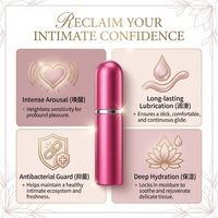 Gel d'excitation féminin infusé aux extraits botaniques avec Sophora et Ginseng, pH équilibré, sans alcool, action rapide, 15 ml