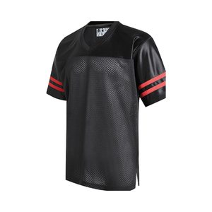 Camiseta de Fútbol Americano de Poliéster/Algodón con Diseño Personalizado - Fabricación Profesional de Manga Corta de Alta Calidad y Secado Rápido - Product Image 1